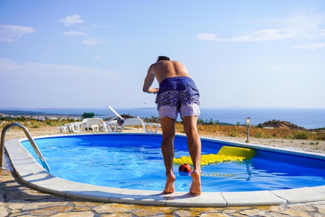 Beautiful Secluded Area Near Novalja Vacation House With Pool And Sea View Villa Lara Exterior photo